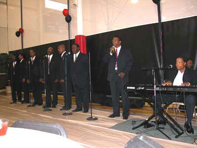 garner ymca dedicated lewis center congregational choir provided ceremony musical selection male