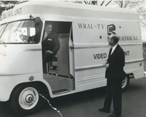 WRAL-TV's first videotape truck