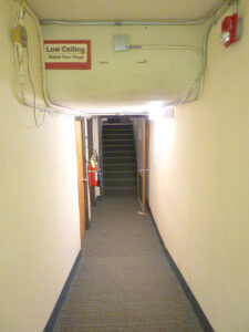 WRAL-TV hallway