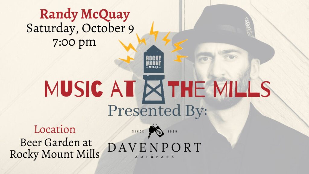 Music at the Mills: Randy McQuay